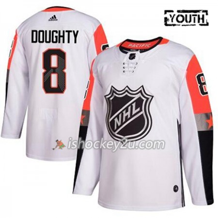 Børn Los Angeles Kings Trøje Drew Doughty 8 2018 NHL All-Star Pacific Division Adidas Hvid Authentic